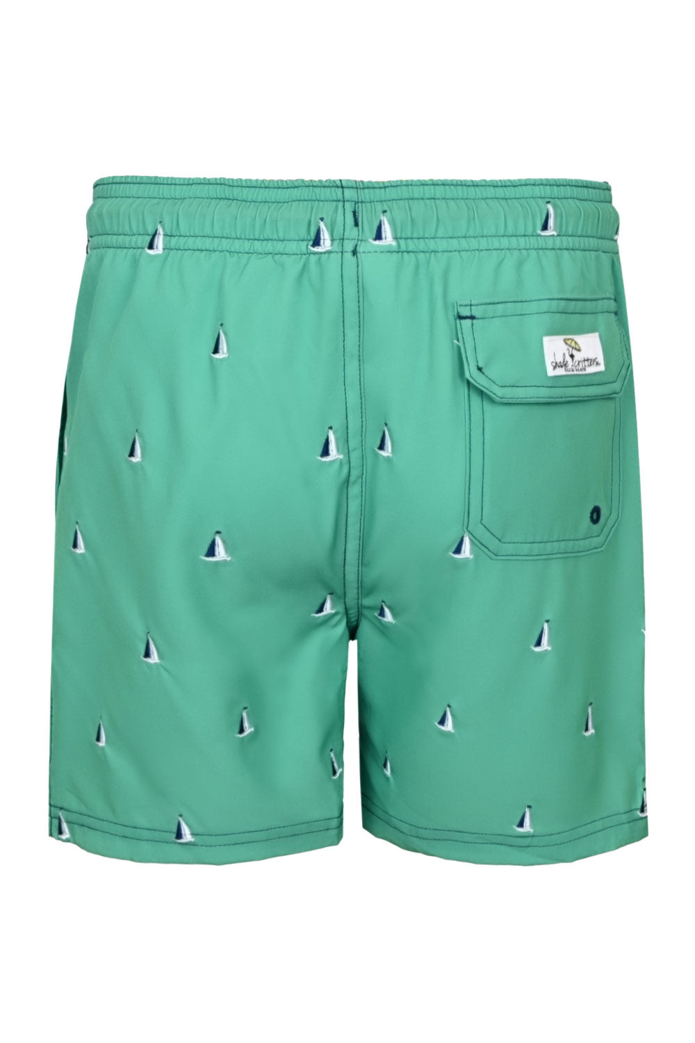 Load image into Gallery viewer, Green Sails Boys 4 Way Stretch Swim Trunks
