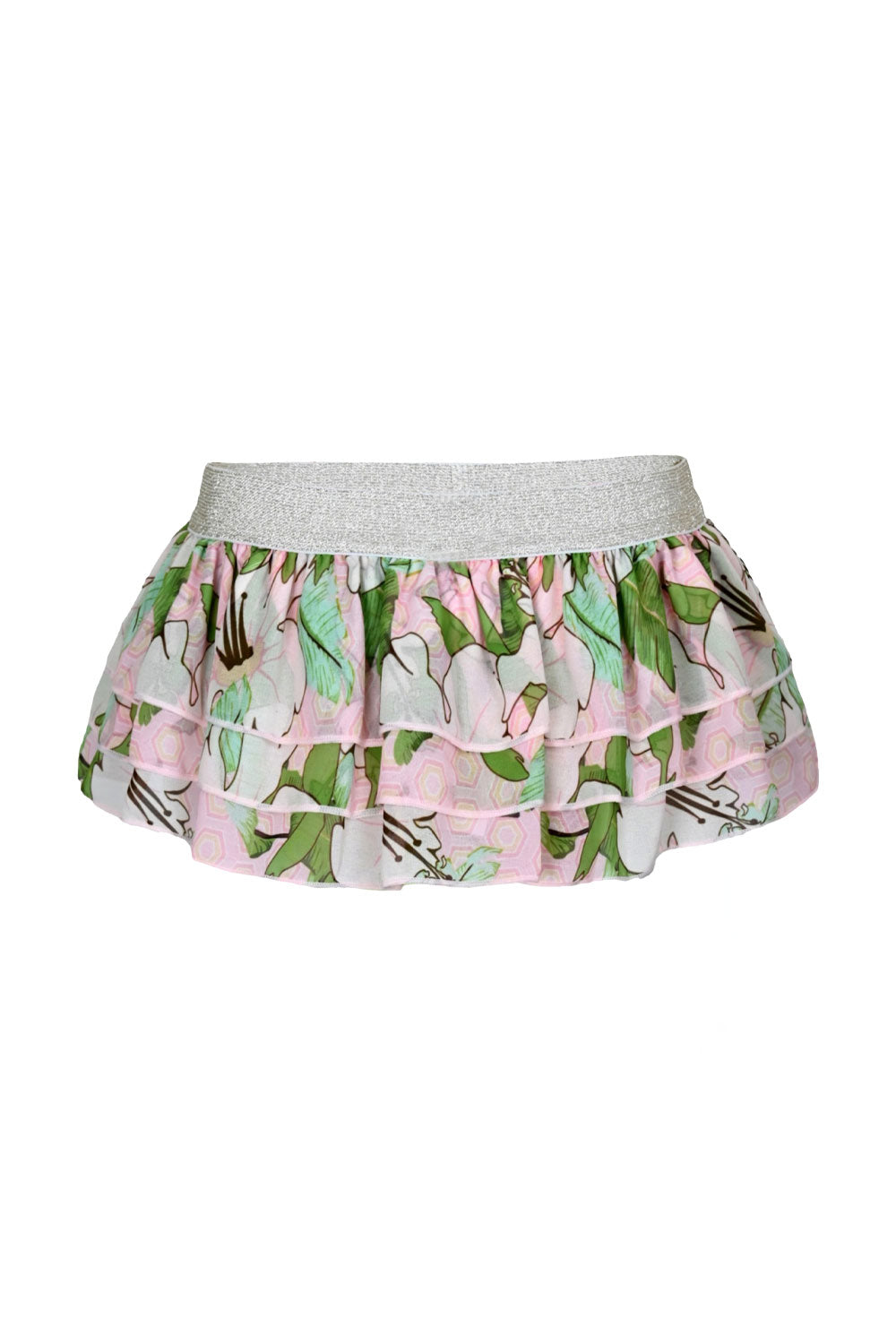 Load image into Gallery viewer, Hibiscus Botanical Pink Girls Long Sleeve One Piece &amp;amp; Tutu Swimsuit Set
