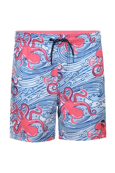 Octopus Waves Boys 4 Way Stretch Swim Trunks