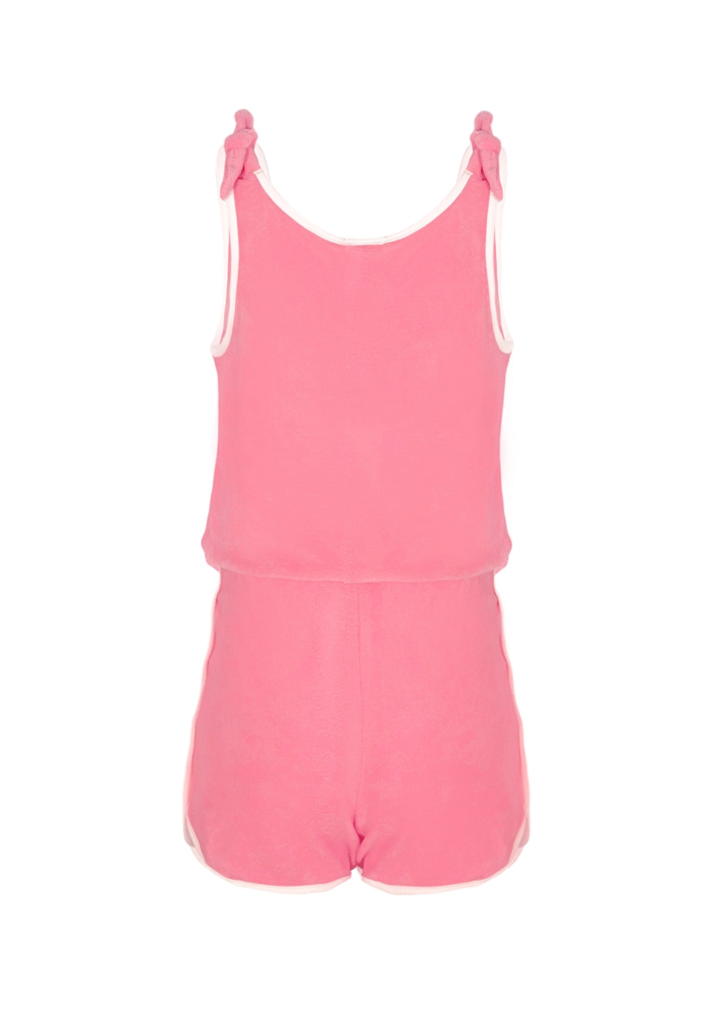 Load image into Gallery viewer, Terry Coral Girls Active Romper - Playsuit
