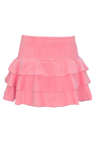 Terry Girls Smocked Coral Skirt