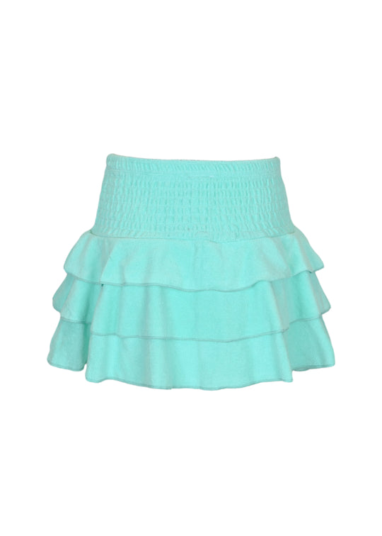 Terry Girl Smoked Mint Skirt - Skirt