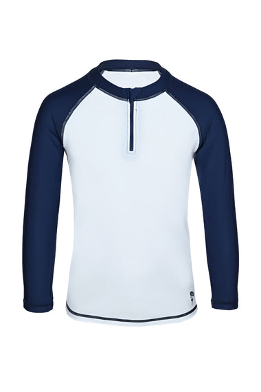 UPF 50+ Navy/ White Long sleeve Rashguard