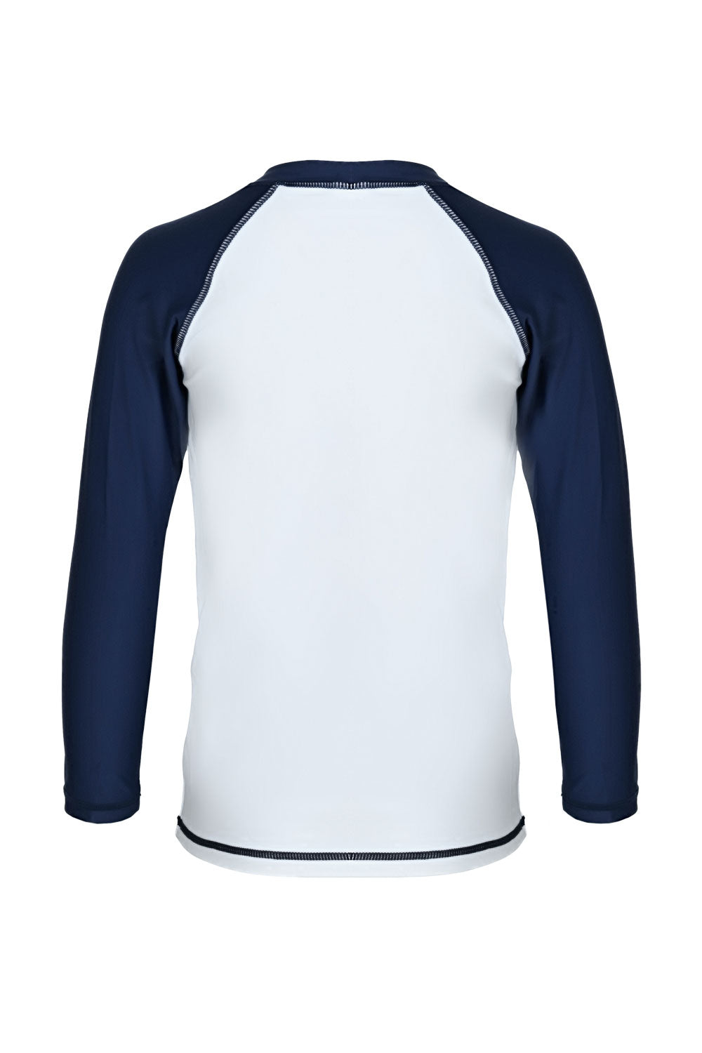 Load image into Gallery viewer, UPF 50+ Navy/ White Long sleeve Rashguard
