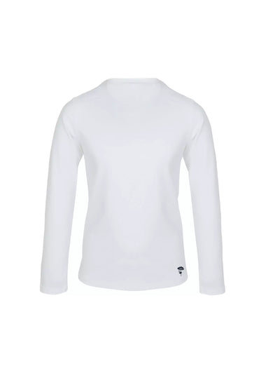 Long Sleeve UPF 50+ White RashGuard