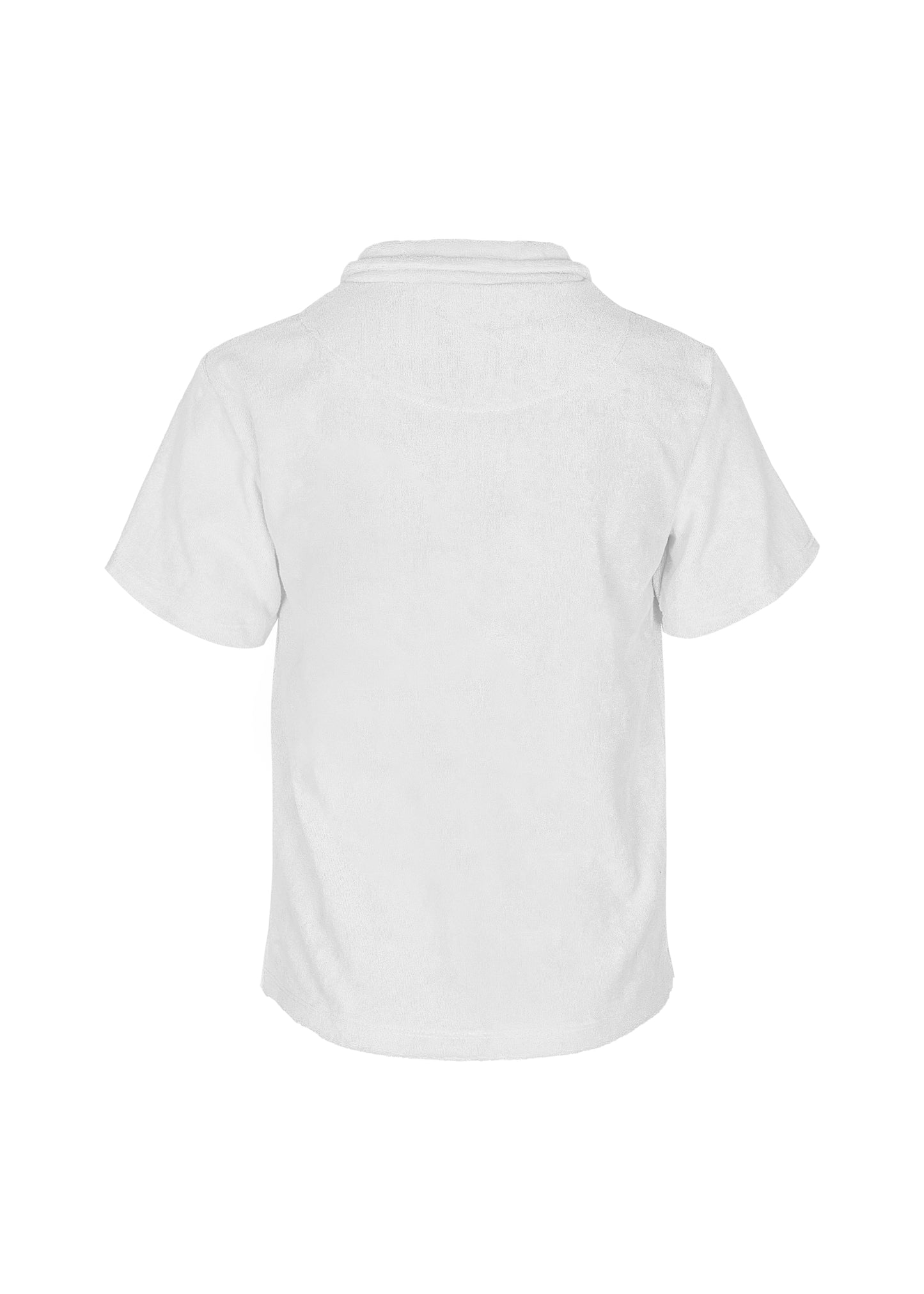 White Terry Boys Polo Shirt - Top