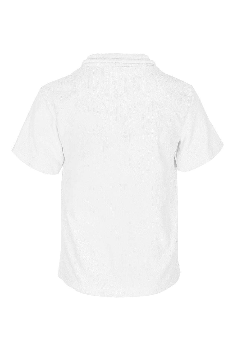White Terry Boys Polo Shirt