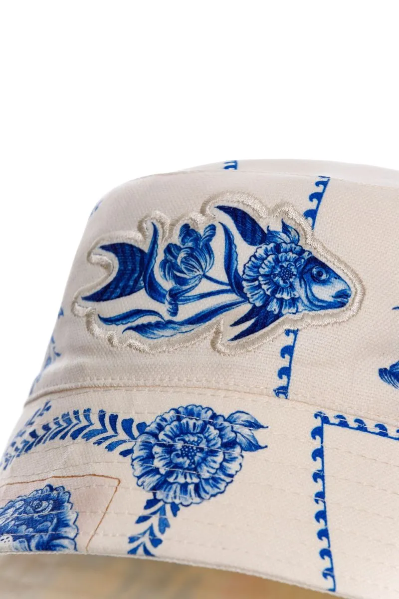 Load image into Gallery viewer, Shay Azure Kid’s Bucket Hat - ONE SIZE - Girls Hat
