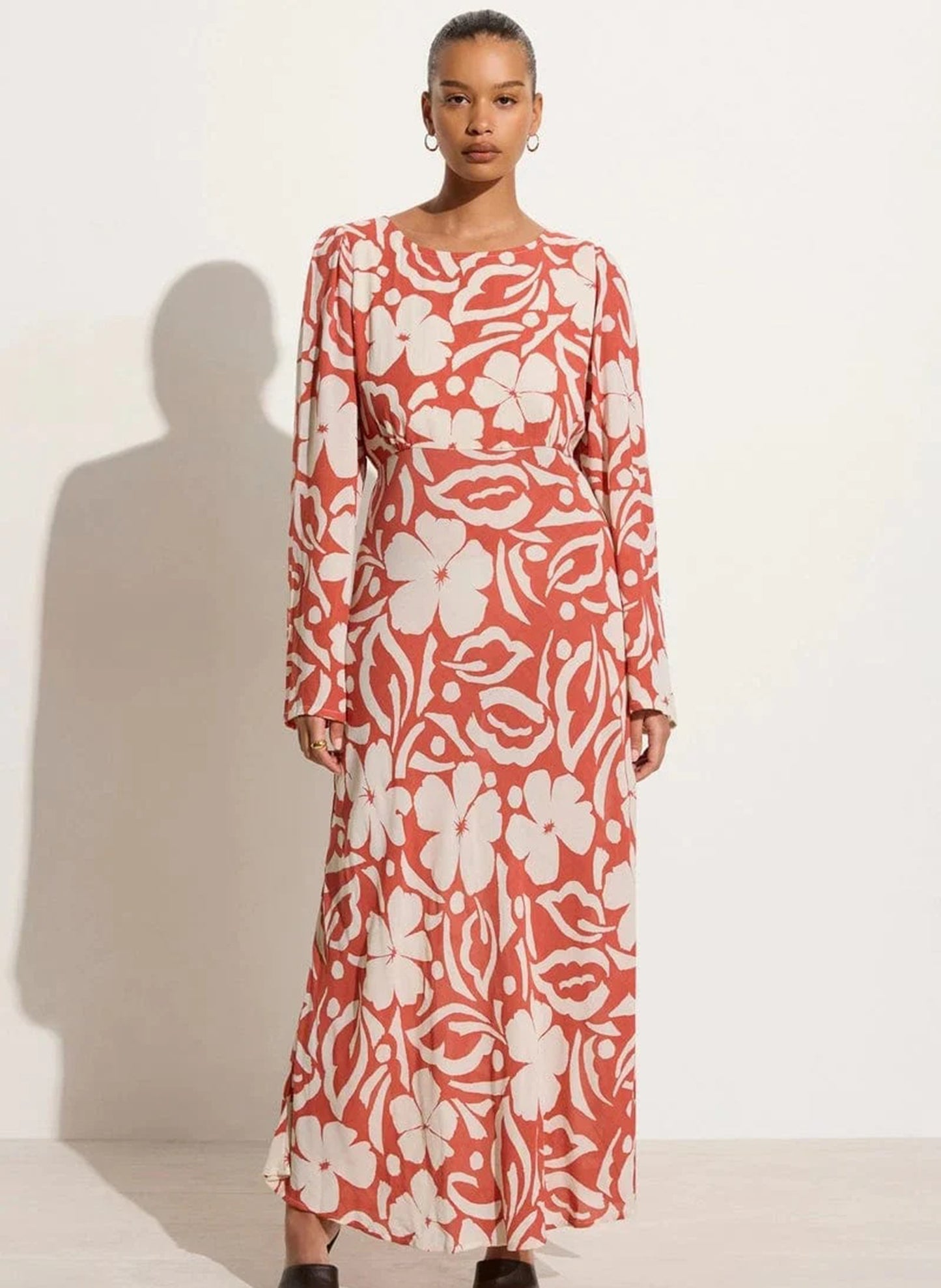 Load image into Gallery viewer, Shiva Maxi Dress Pavito Floral - Watermelon - Dress
