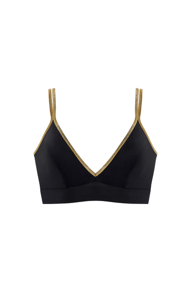Singa Black Bikini Top - Bikini Top