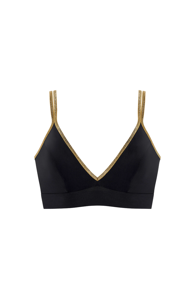 Singa Black Bikini Top