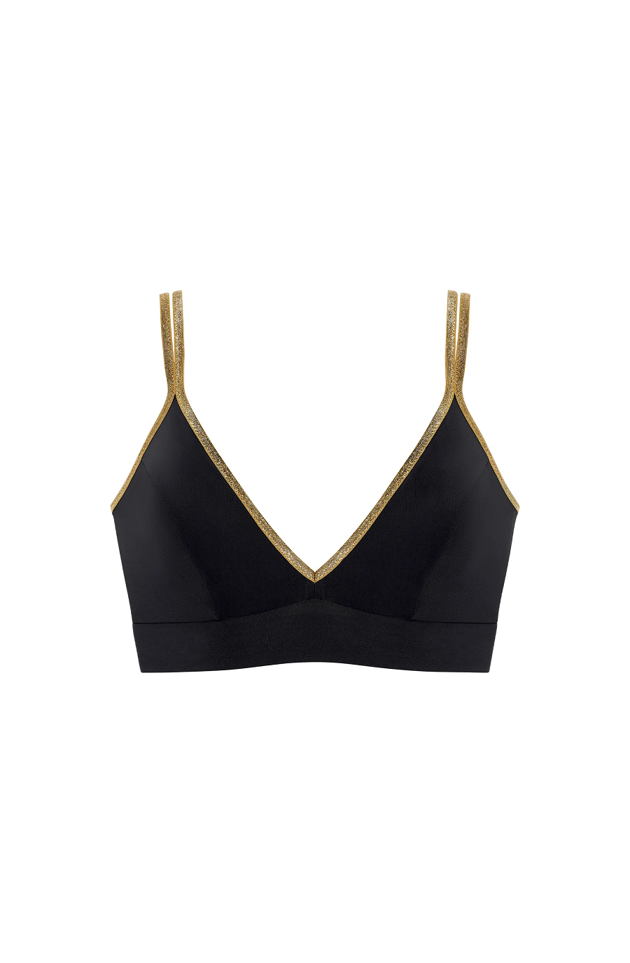Load image into Gallery viewer, Singa Black Bikini Top - Bikini Top
