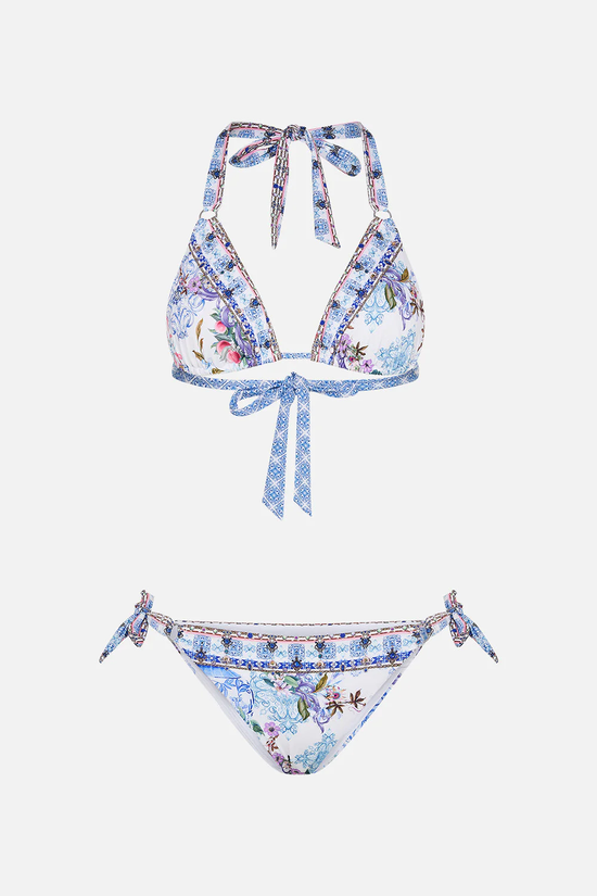 Load image into Gallery viewer, Soft Tie Tri Bikini With Trims Paint Me Positano
