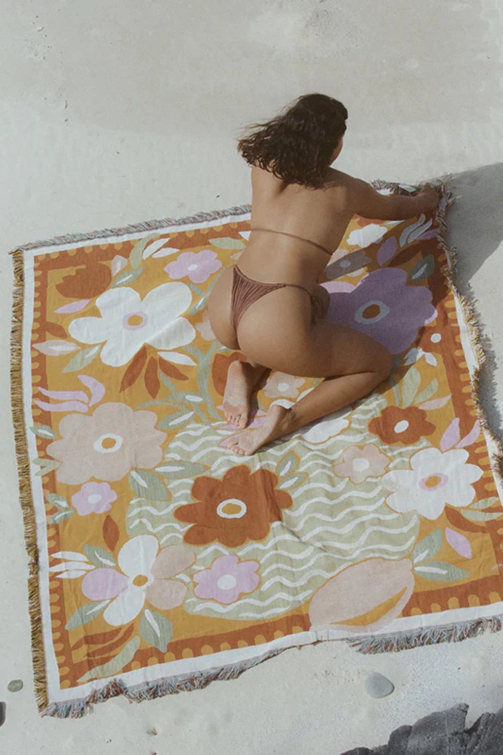 Load image into Gallery viewer, Citrus Market Woven Blanket
