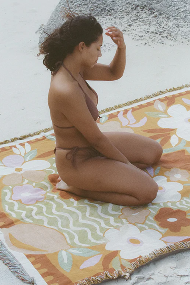 Citrus Market Woven Blanket