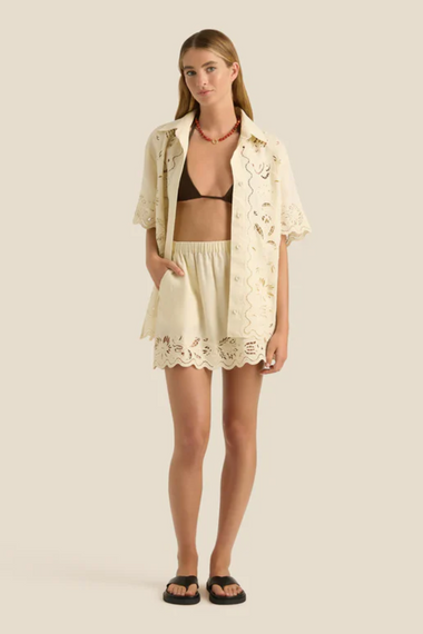 Connie Mini Skirt Serpentine Broderie