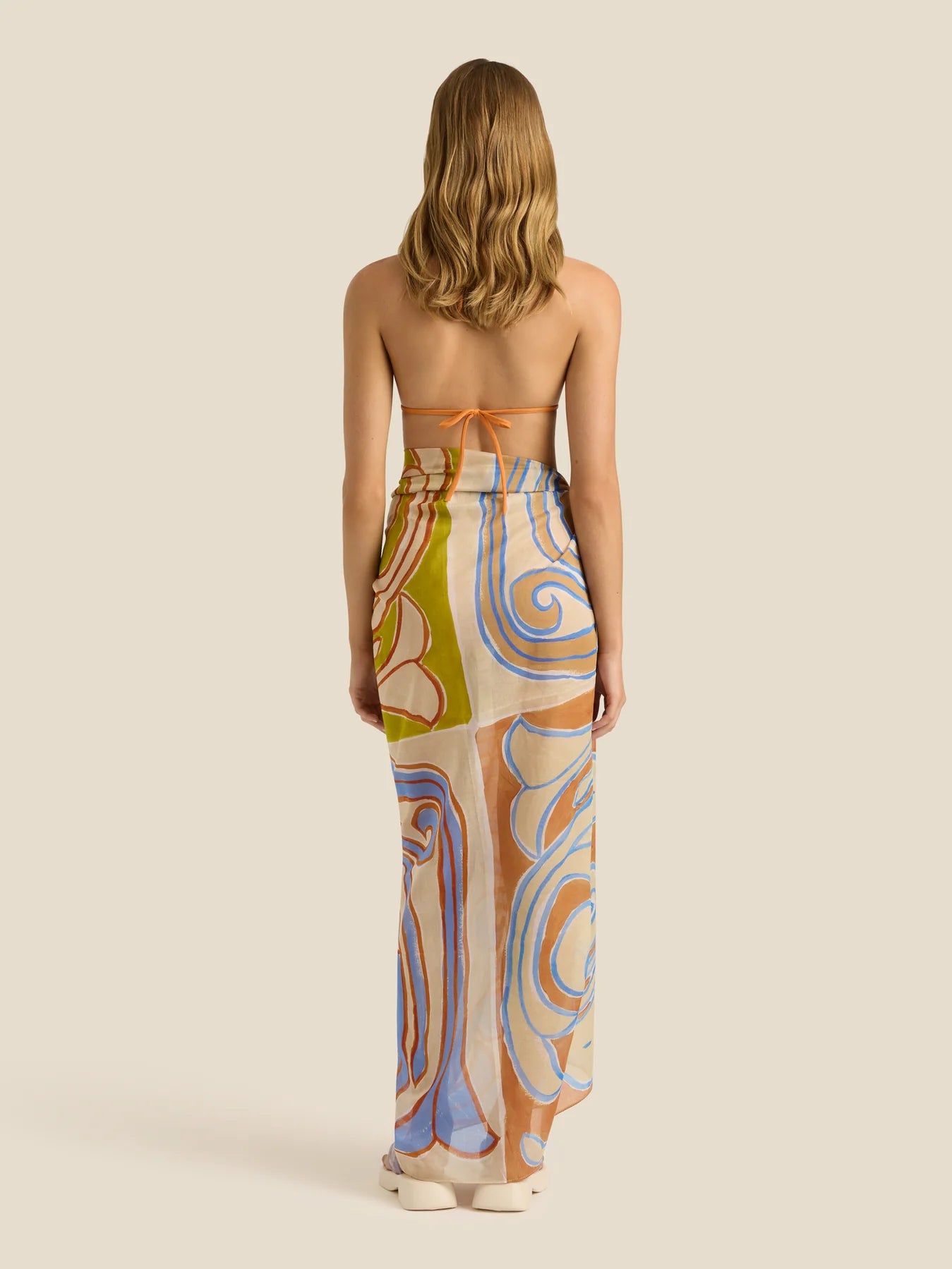 Load image into Gallery viewer, Square Pareo Siren Tile - ONE SIZE - Sarong
