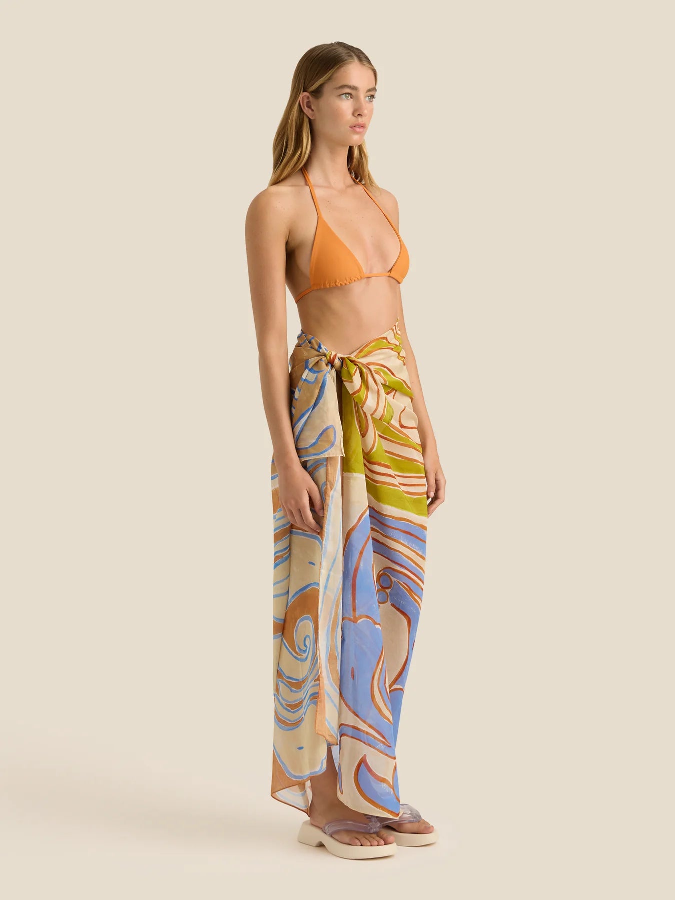 Load image into Gallery viewer, Square Pareo Siren Tile - ONE SIZE - Sarong
