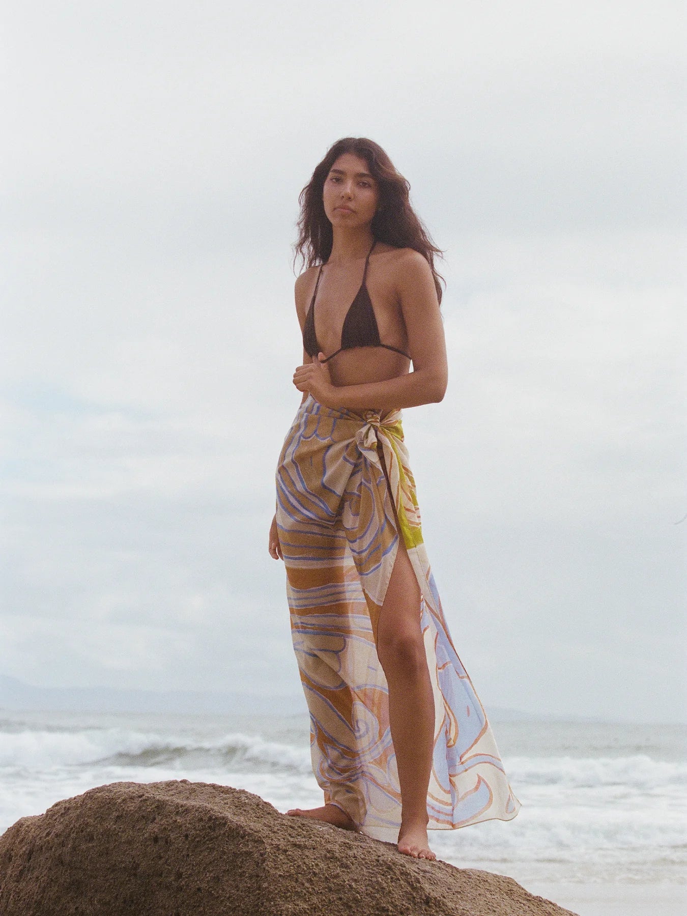 Load image into Gallery viewer, Square Pareo Siren Tile - ONE SIZE - Sarong
