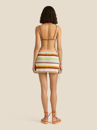 Tyler Mini Skirt Iris