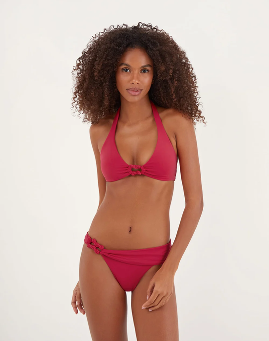 Solid Holly Full Bikini Bottom Summerwine - Bikini Bottom