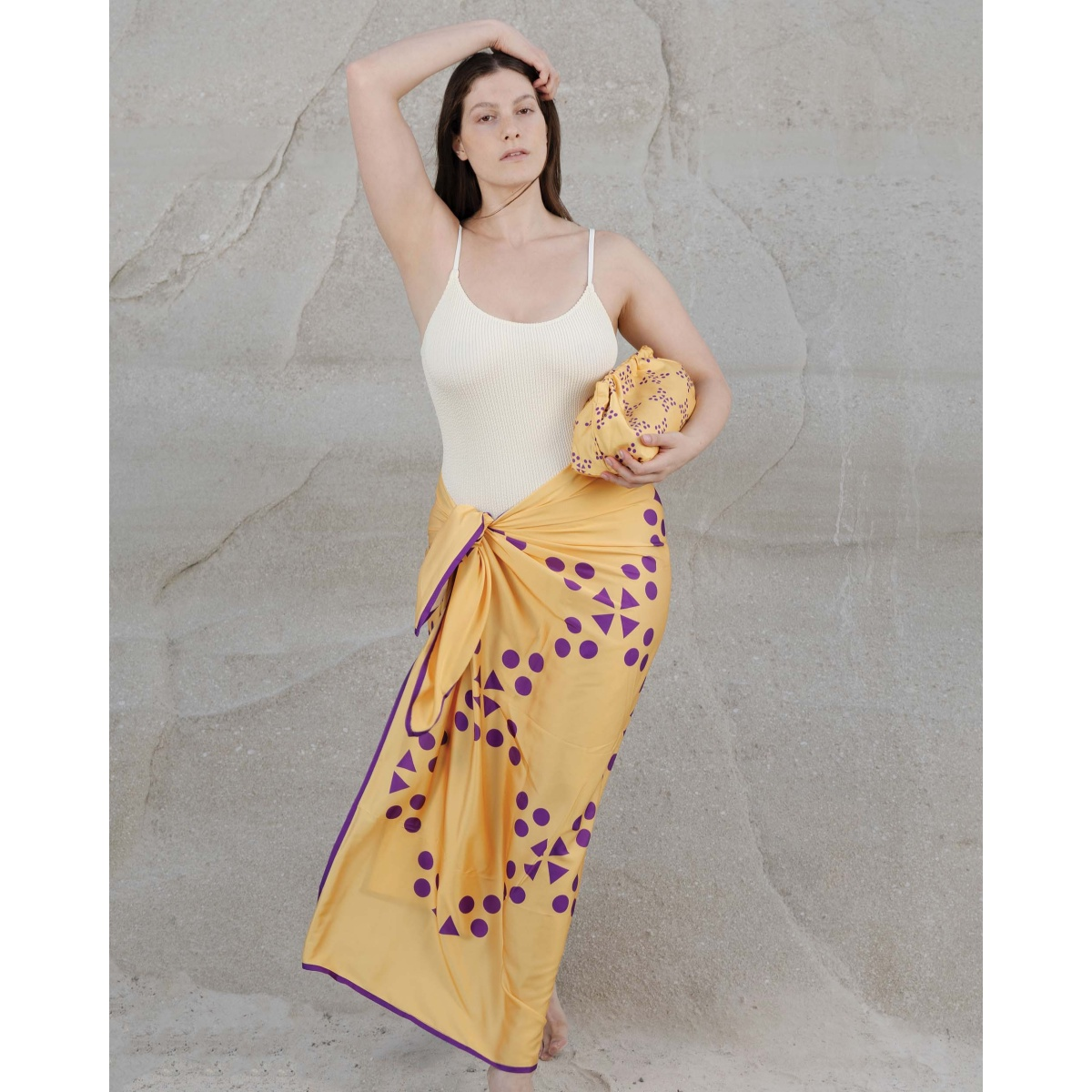 Load image into Gallery viewer, Multicolour Patterned Pareo Banana - ONE SIZE - Sarong
