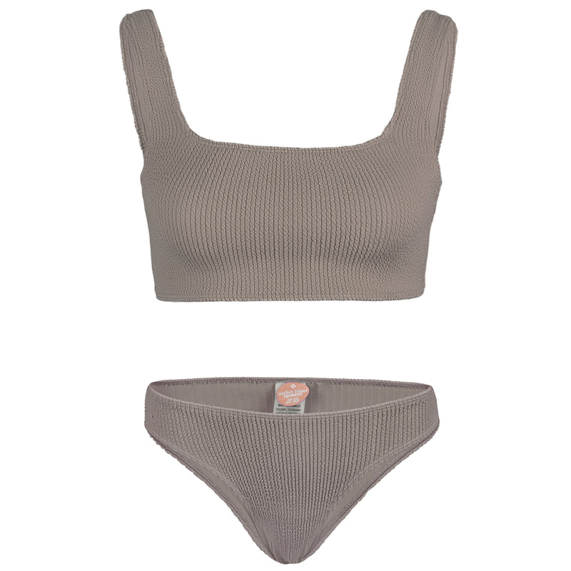 Celine Square Neck Bikini Hazelnut