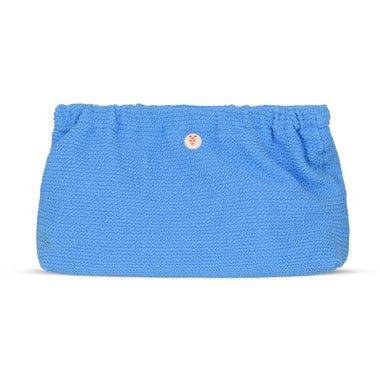 Crinkle Clutch Bag Blue Bubblegum - Clutch Bag