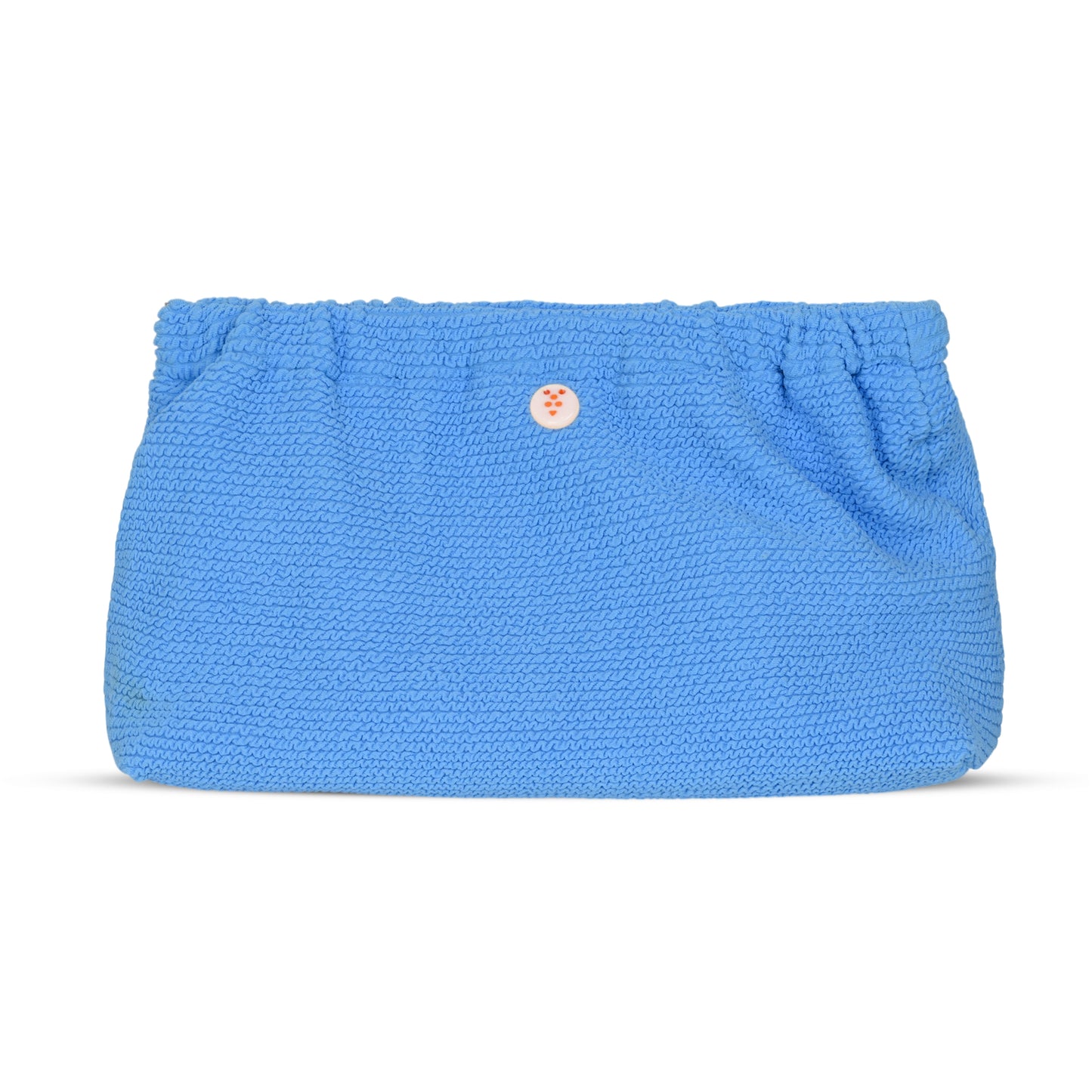 Load image into Gallery viewer, Crinkle Clutch Bag Blue Bubblegum - Clutch Bag
