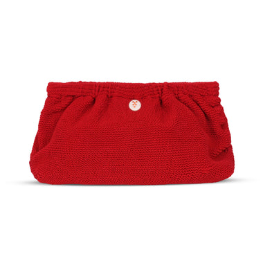 Crinkle Clutch Bag Cherry - ONE SIZE - Clutch Bag
