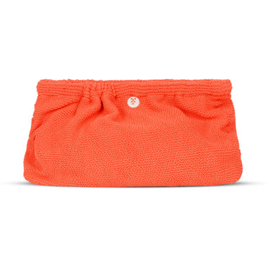 Crinkle Clutch Bag Cranberry - ONE SIZE - Clutch Bag
