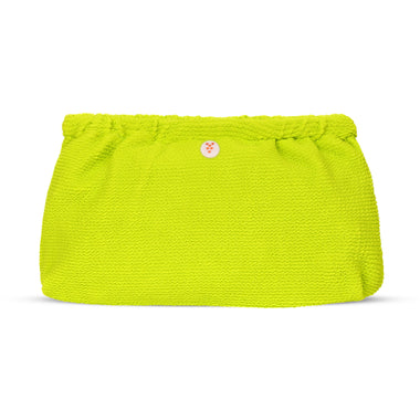 Crinkle Clutch Bag Lemon - ONE SIZE - Clutch Bag