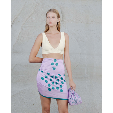 Multicolour Patterned Pareo Fig - ONE SIZE - Sarong