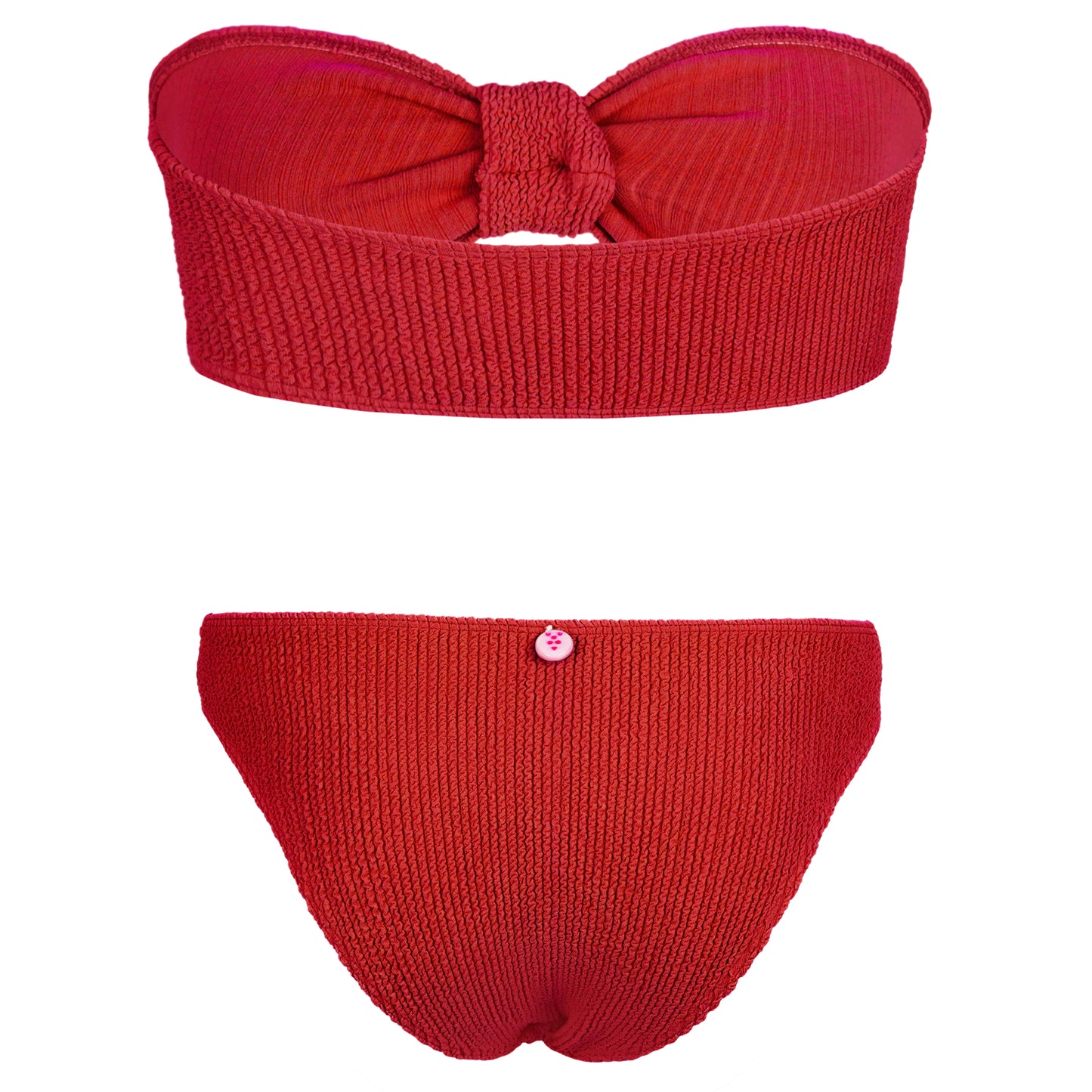 Load image into Gallery viewer, Lory Bandeau Bikini Set Cherry - ONE SIZE - Bikini
