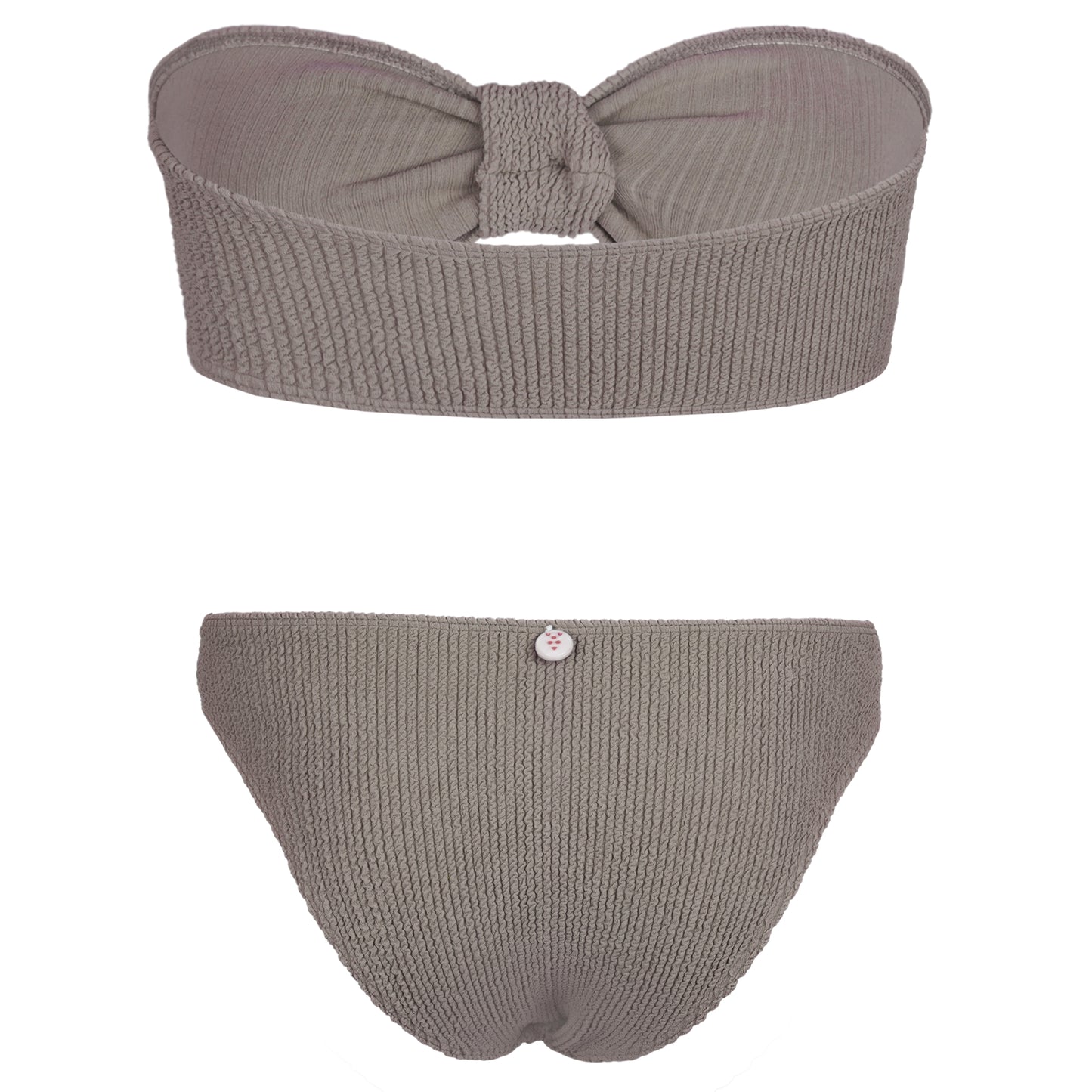 Load image into Gallery viewer, Lory Bandeau Bikini Set Hazelnut - ONE SIZE - Bikini
