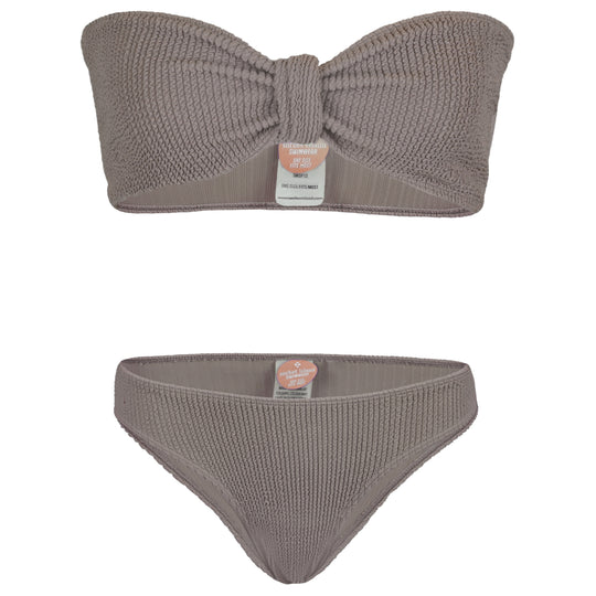 Lory Bandeau Bikini Set Hazelnut - ONE SIZE - Bikini
