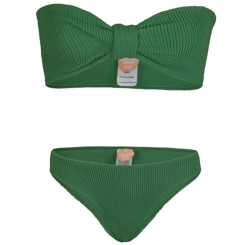 Lory Bandeau Bikini Set Kiwi
