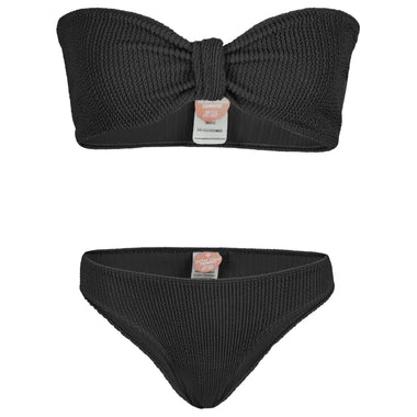 Lory Bandeau Bikini Set Liquorice - ONE SIZE - Bikini