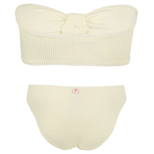 Lory Bandeau Bikini Set Vanilla