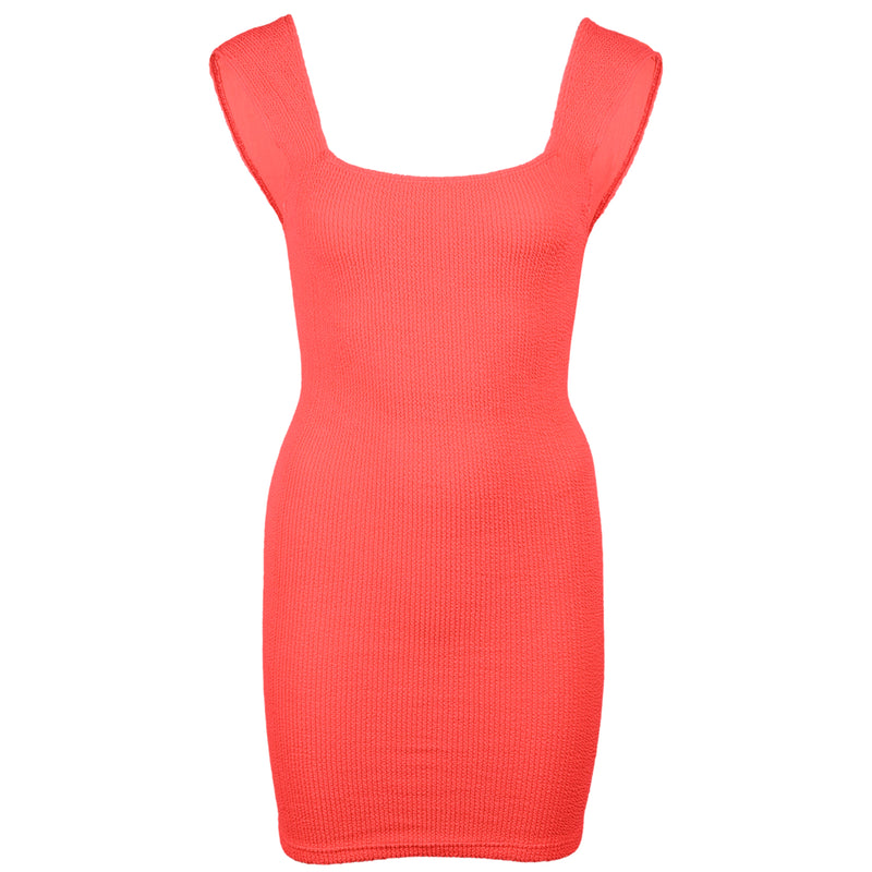 Melody Scoop Neck Dress Strawberry