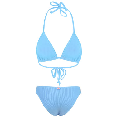 Mia Triangle Bikini Set Blue Bubblegum - ONE SIZE - Bikini