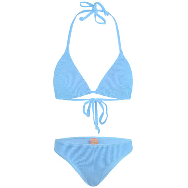 Mia Triangle Bikini Set Blue Bubblegum - ONE SIZE - Bikini