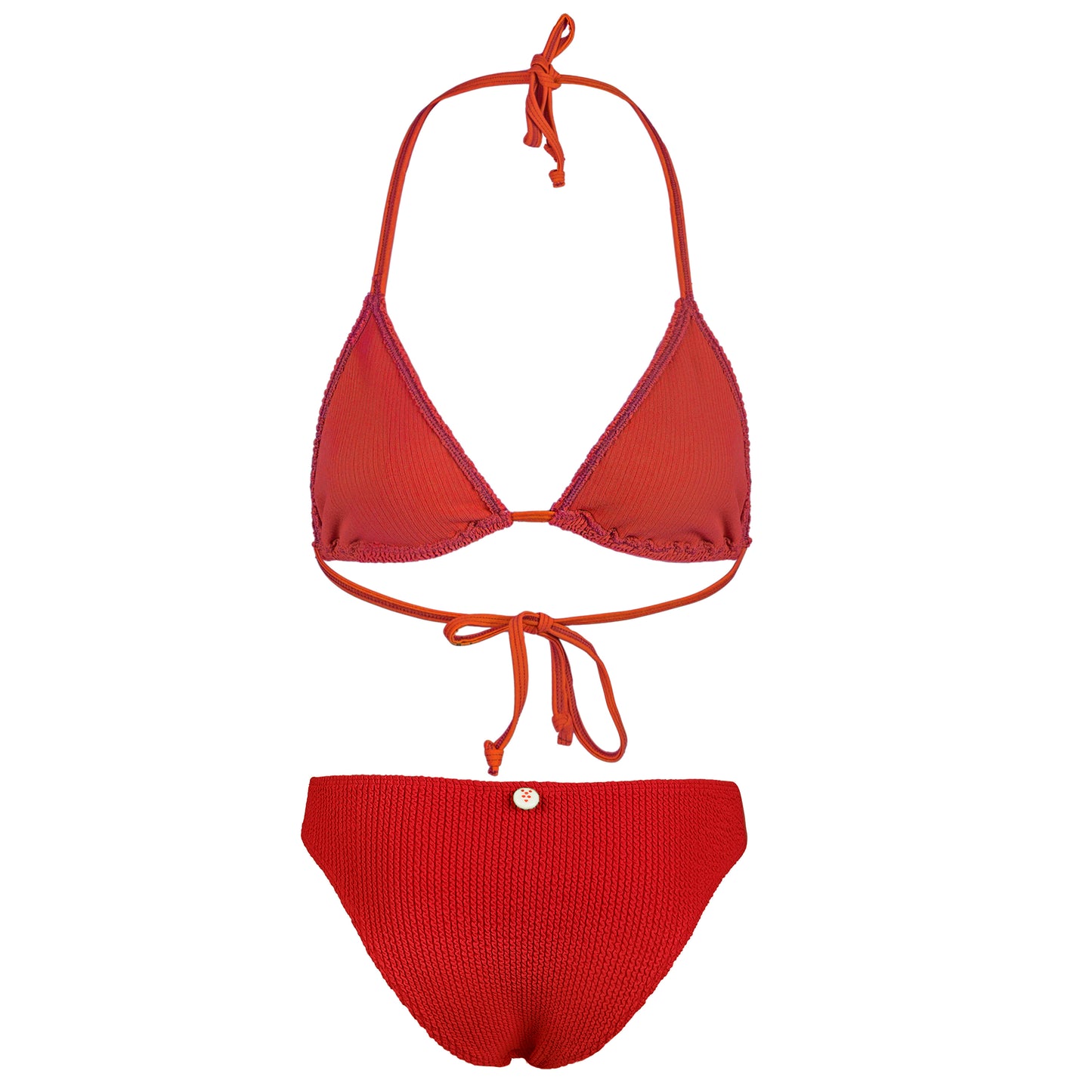 Load image into Gallery viewer, Mia Triangle Bikini Set Cherry - ONE SIZE - Bikini
