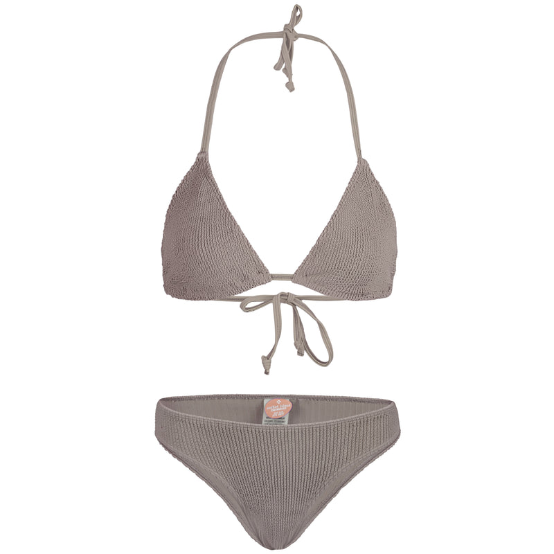 Mia Triangle Bikini Set Hazelnut