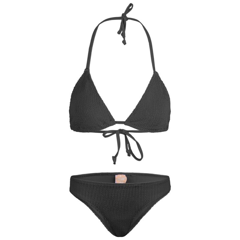 Mia Triangle Bikini Set Liquorice