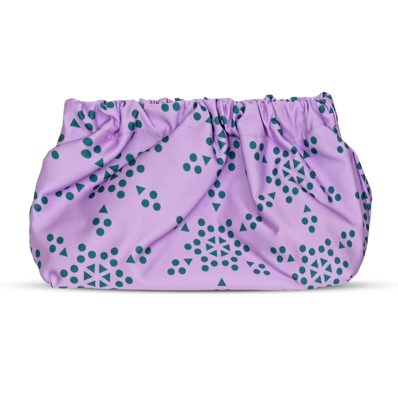 Multicolour Patterned Clutch Bag Fig
