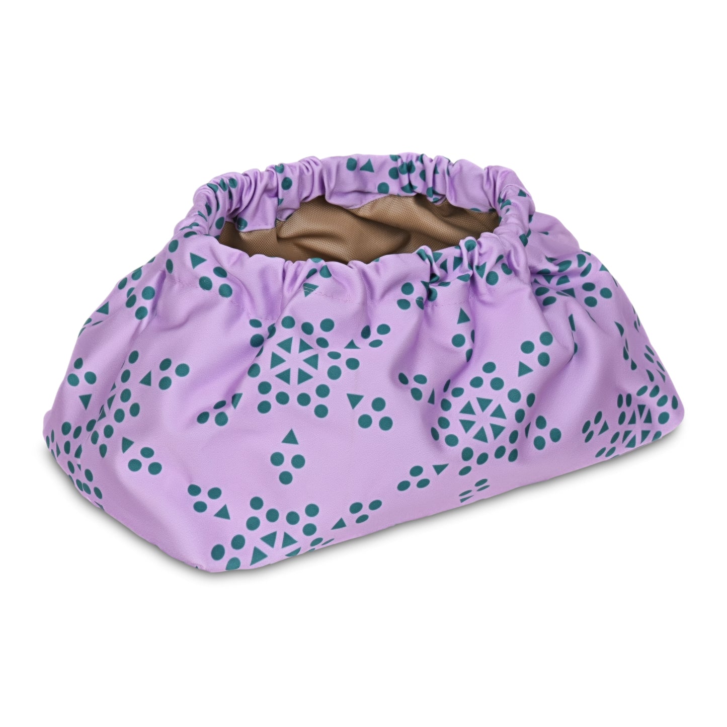 Load image into Gallery viewer, Multicolour Patterned Clutch Bag Fig - ONE SIZE - Clutch Bag
