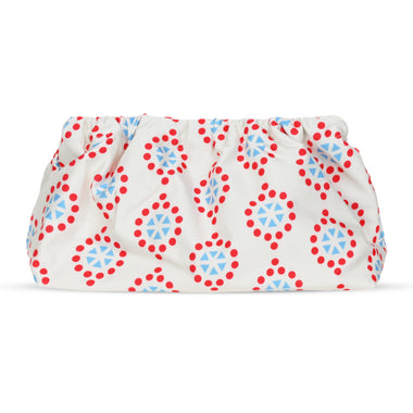 Multicolour Patterned Clutch Bag Off White - ONE SIZE - Clutch Bag