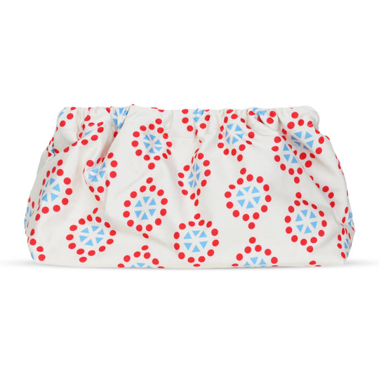 Multicolour Patterned Clutch Bag Off White - ONE SIZE - Clutch Bag