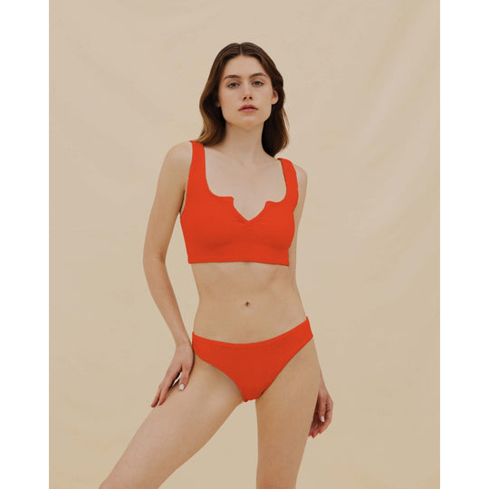 Nyxia Bralette Bikini Cranberry - ONE SIZE - Bikini